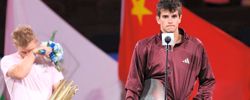 Rafael Jodar admits what went wrong for him in the Shanghai Masters final after losing to Alejandro Davidovich Fokina