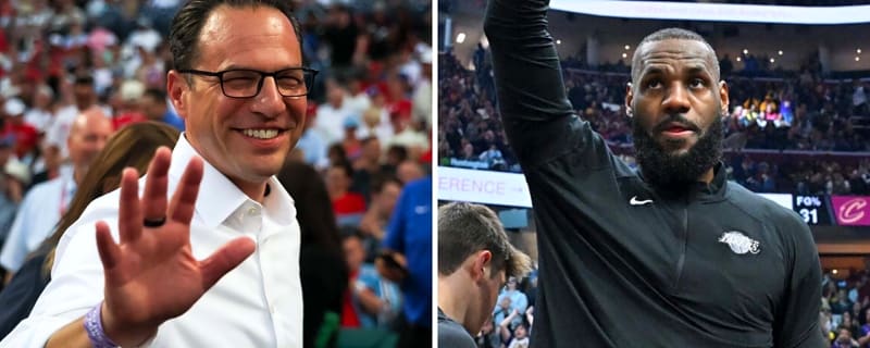 Pennsylvania Governor Josh Shapiro reveals he personally recruited LeBron James to join the 76ers