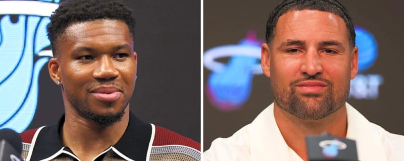 Giannis Antetokounmpo shares Miami Heat pictures with ‘Captain’ Klay Thompson on a boat