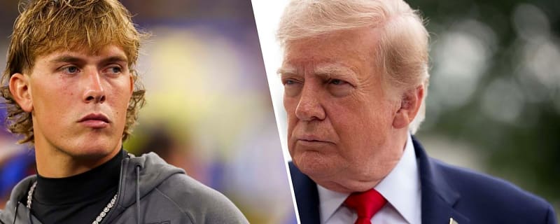 ‘Handsome’ Jaxson Dart gets bizarre Donald Trump praise as president makes bold claim