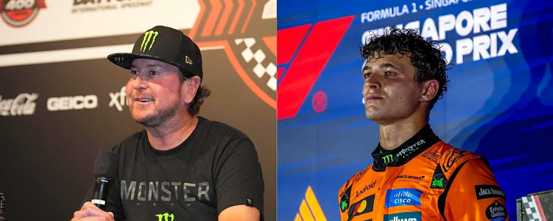Watch: Kurt Busch Turns Up in Austin as F1’s Lando Norris Drops New Monster Energy Flavor