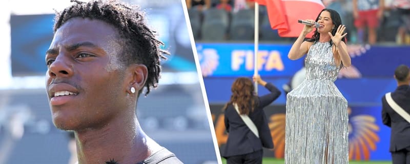 Katy Perry responds perfectly after IShowSpeed mistakes her song for the US national anthem