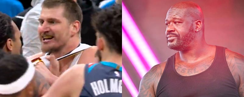 Shaquille O’Neal Agrees With Nikola Jokic Starting Brawl Over Lu Dort’s Cheap Shot