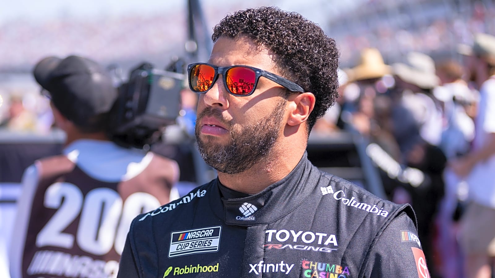 Bubba Wallace explains what happened in practice crash at Texas