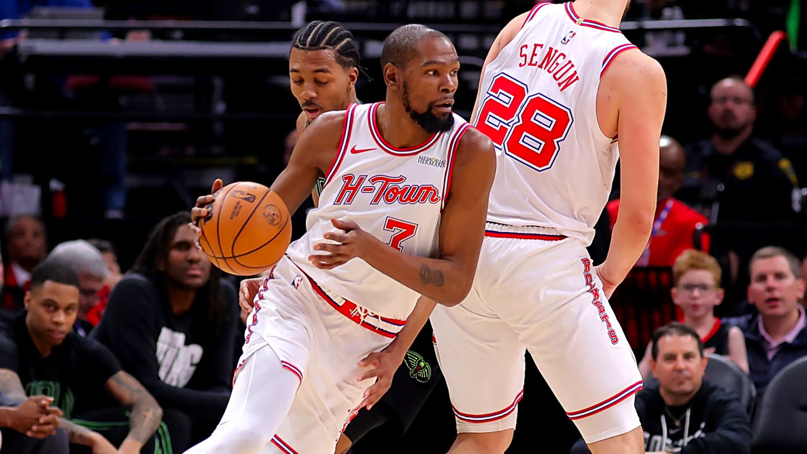 Houston Rockets Defeat New Orleans Pelicans As Kevin Durant Makes