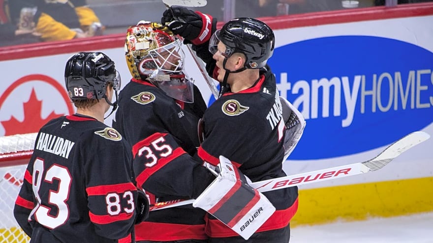 ‘It comes from a good place’: Brady Tkachuk responds to father Keith’s criticism of Senators