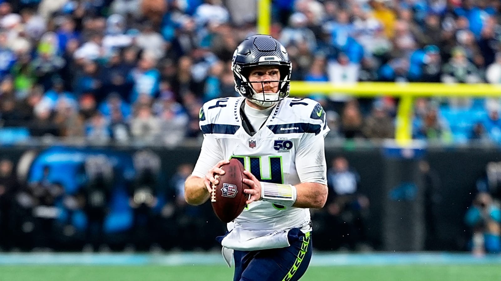 Seattle Seahawks Quarterback Sam Darnold In Rarefied Air