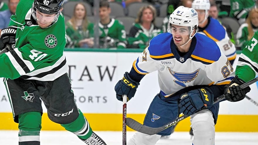 Blues place Marc-Andre Gaudet on waivers