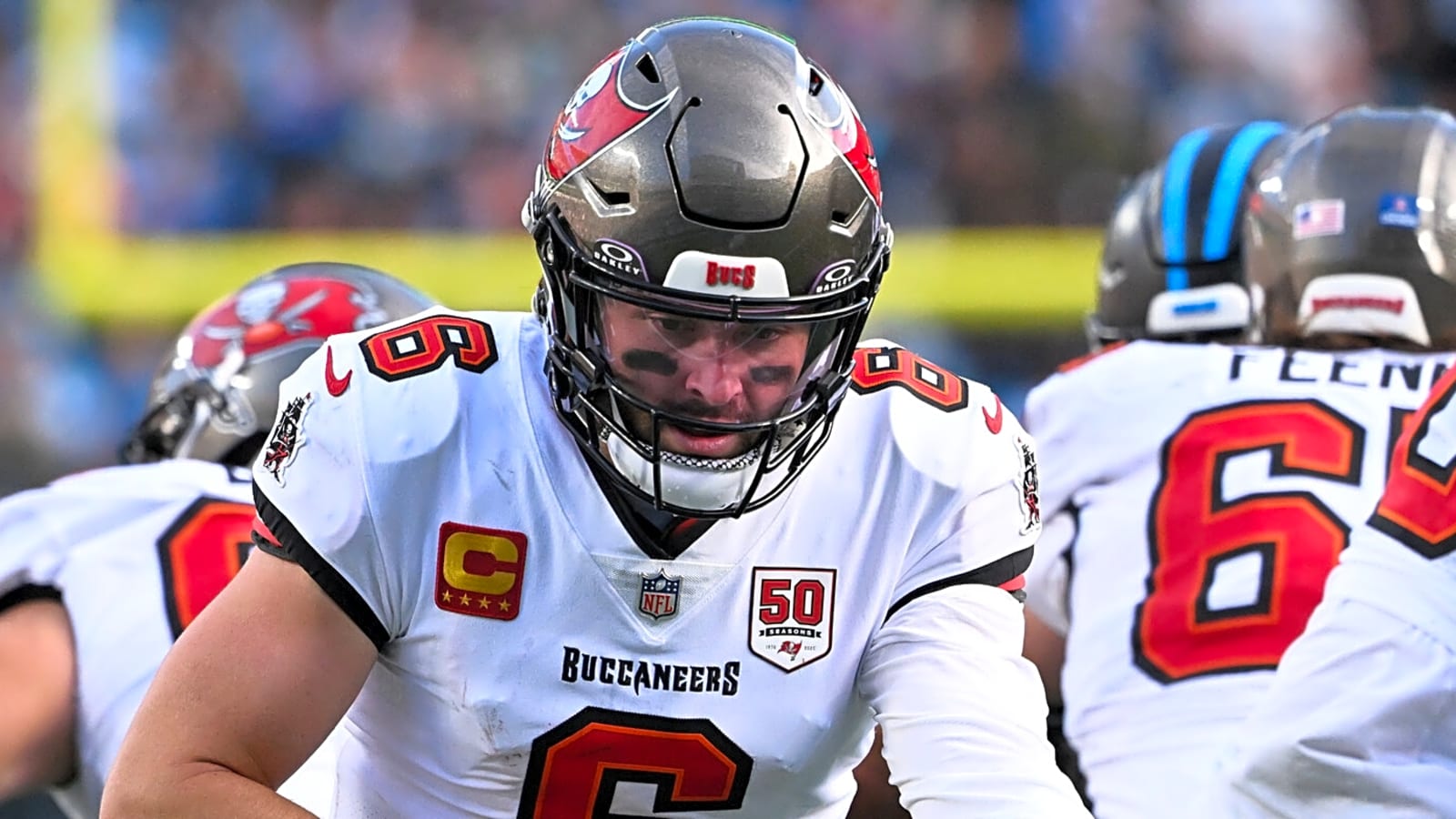 Mayfield offers update on contract talks with Bucs after alarming comments