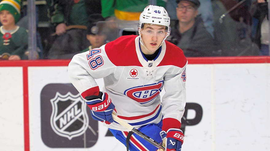 IN PICTURES: Lane Hutson cheered on his brother and former team