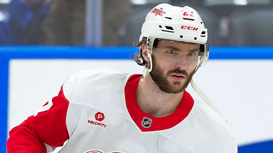 Red Wings place forward Michael Rasmussen on IR