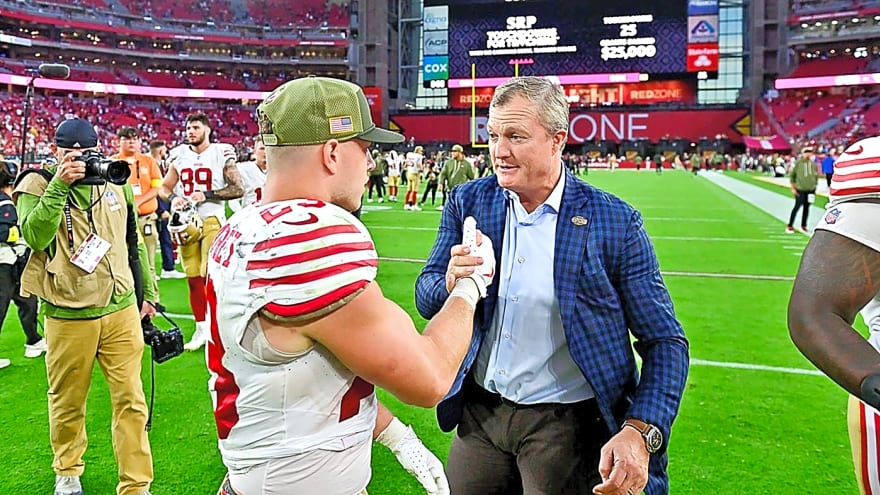 49ers' John Lynch addresses aging roster ahead of 2026 season
