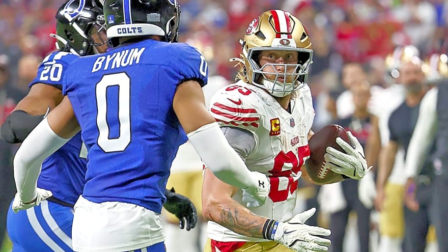 49ers vs. Bears: George Kittle won't practice Wednesday, Ricky Pearsall will be limited