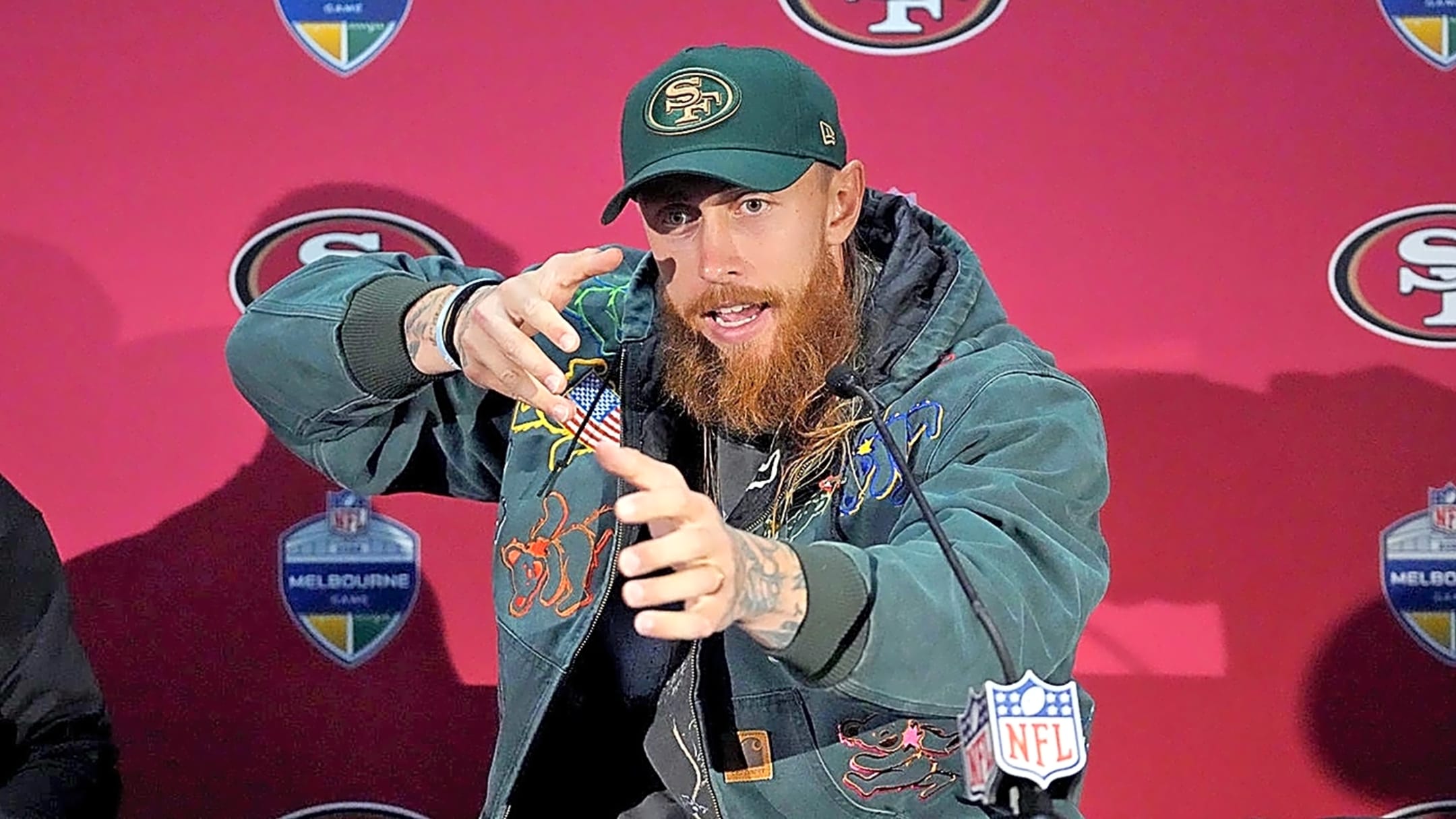 49ers' George Kittle shares heartfelt message after returning to Bay Area