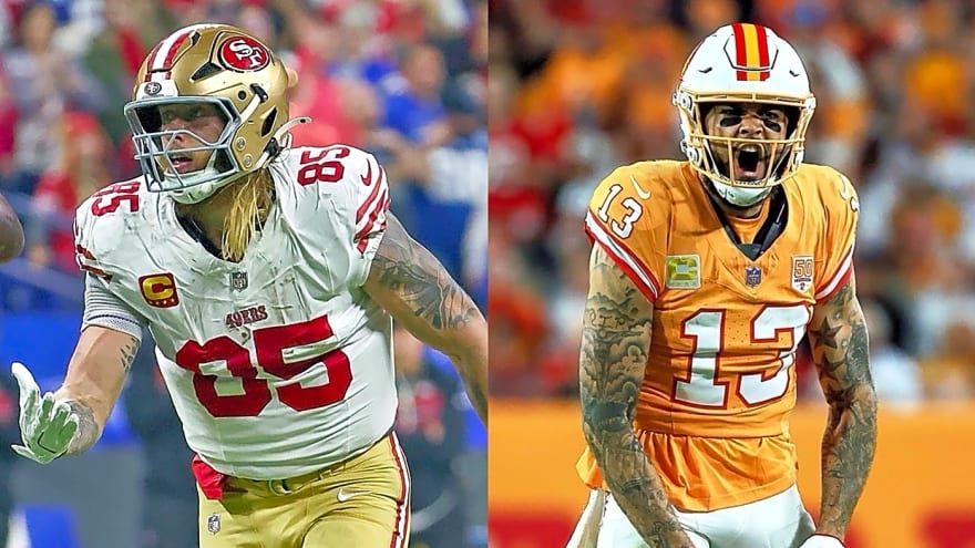 49ers' George Kittle gushes over Mike Evans' early impact