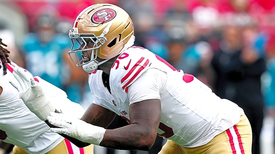 49ers announce roster moves ahead of big game in Seattle, activate Mykel Williams