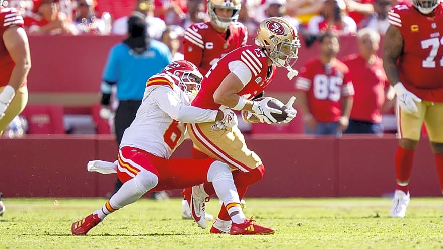 One 49ers player is skyrocketing up 2025 fantasy football draft boards