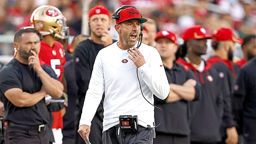 49ers' Kyle Shanahan isn't getting caught up in excitement after 4-0 start