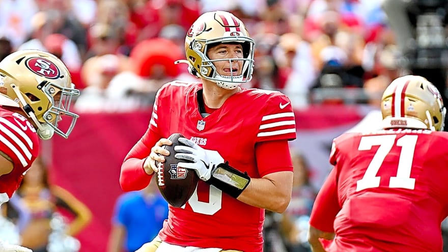 Shanahan: Mac Jones likely to start at QB for 49ers vs. Falcons