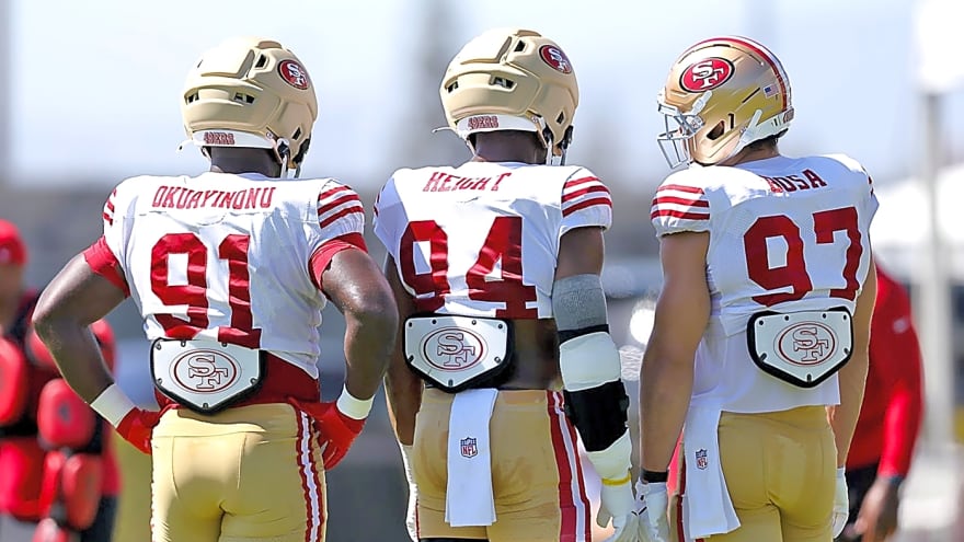 49ers rookie Romello Height learning from Nick Bosa after admiring him from afar