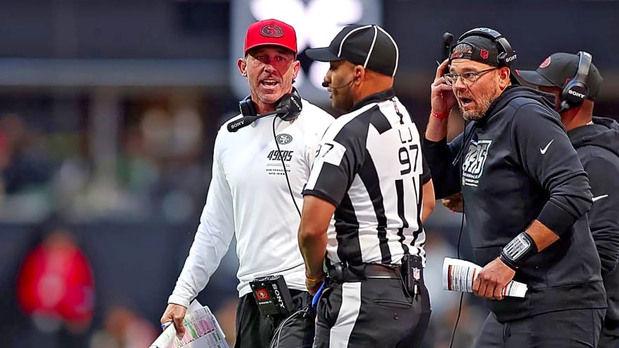 What was Kyle Shanahan's message to 49ers after sloppy loss to Falcons?