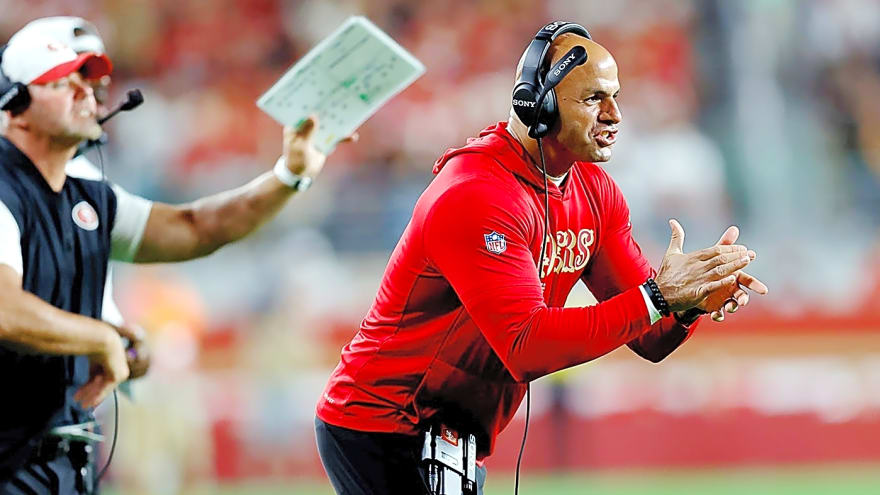 49ers' Robert Saleh 'completely focused' on Eagles amid head coaching interest