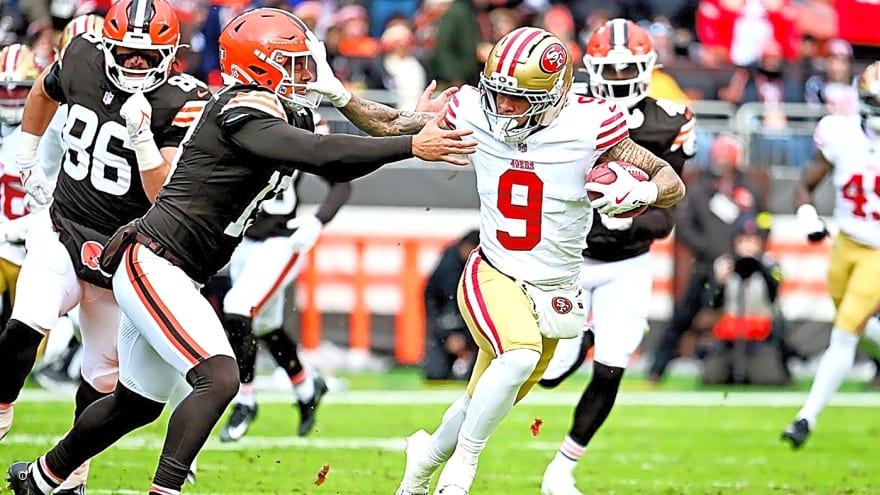 49ers take care of business in Cleveland: Brock Purdy, defense shine in 26-8 win