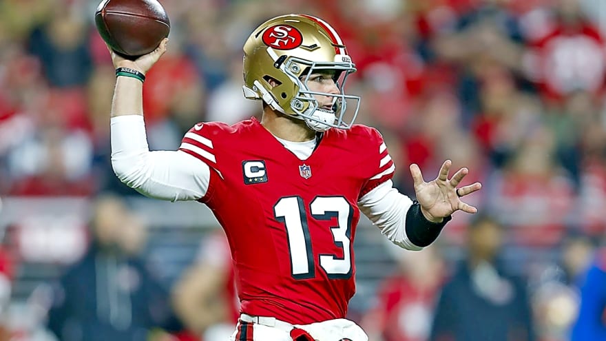 49ers' Brock Purdy closing in on impressive NFL passing record