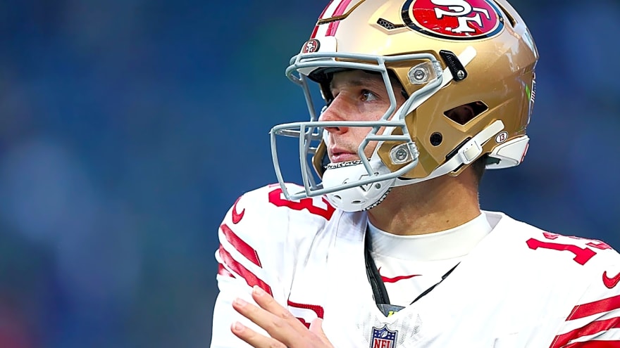 PFF: 49ers' Brock Purdy has matched Patrick Mahomes' grade since 2023