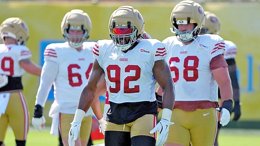 49ers training camp: Osa Odighizuwa shines in practice, George Kittle ramping up