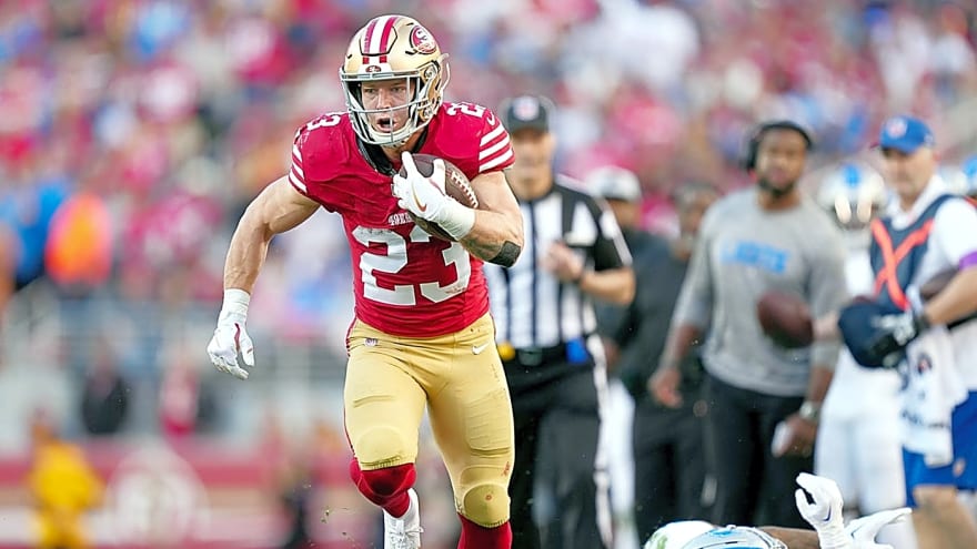 Marshall Faulk: 'No doubt' 49ers RB Christian McCaffrey is Hall of Fame bound