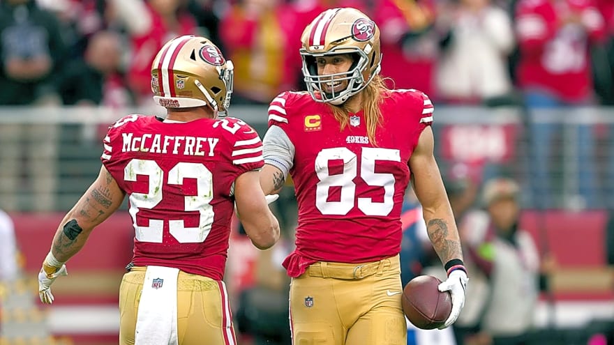 George Kittle defends 49ers teammate Christian McCaffrey against &#39;BS&#39; narrative