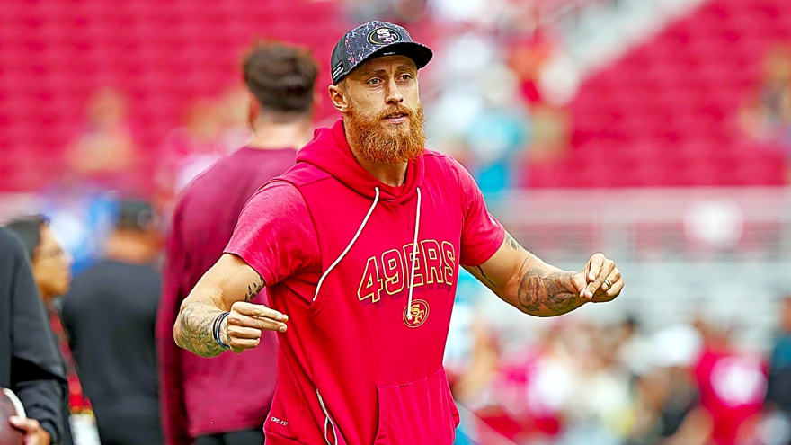 49ers TE George Kittle responds to speculation about injury setback