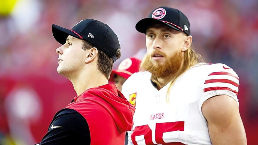 George Kittle sends hilarious message to Brock Purdy after mega-deal with 49ers