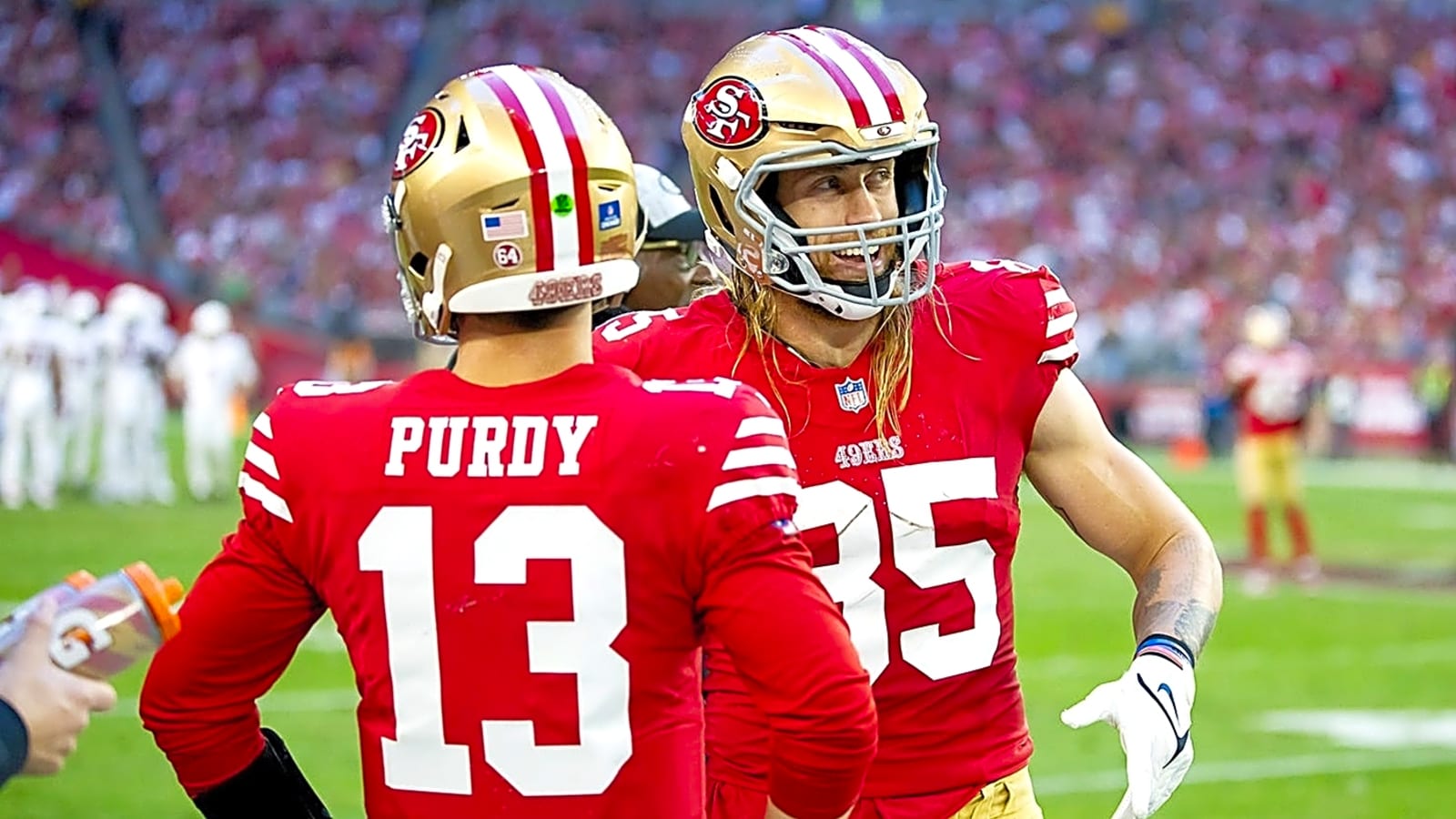 Brock Purdy training with George Kittle and former 49ers QB