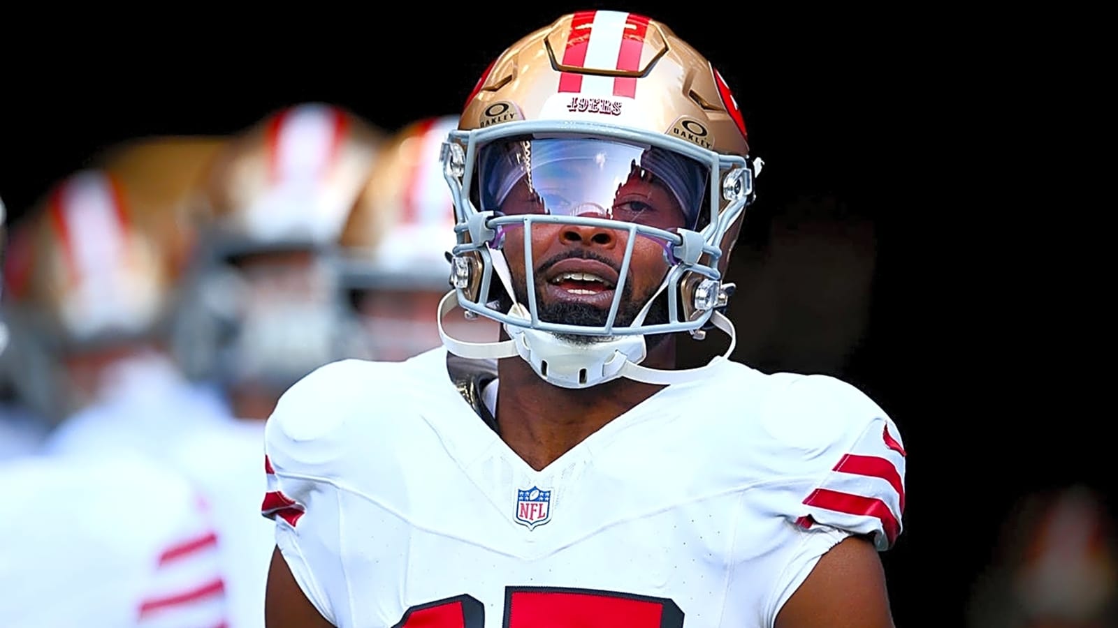 Jauan Jennings rejoins 49ers teammates at practice but doesn&#39;t participate