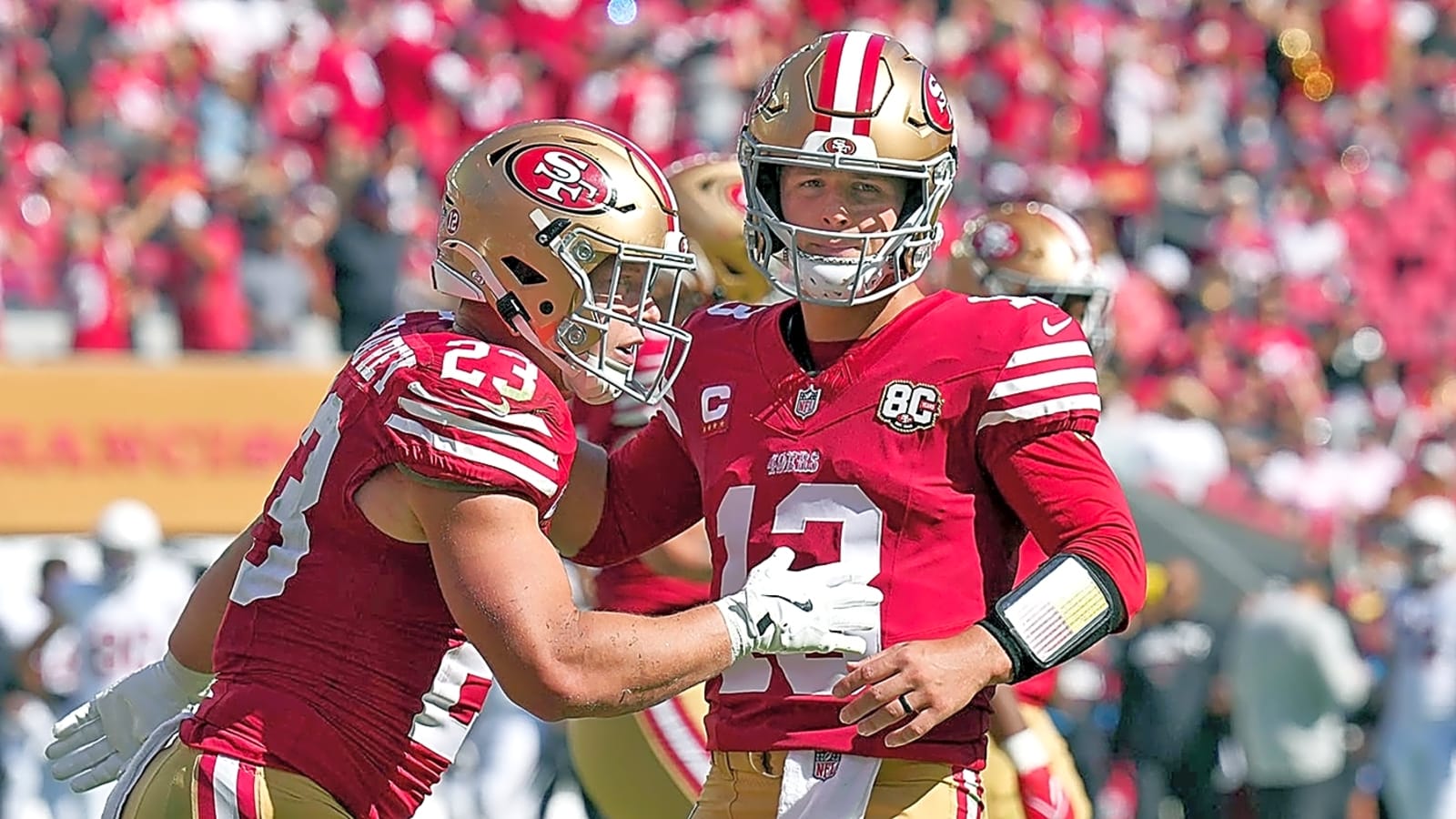 Kyle Shanahan discussing 49ers Broncos concerns during press interview
