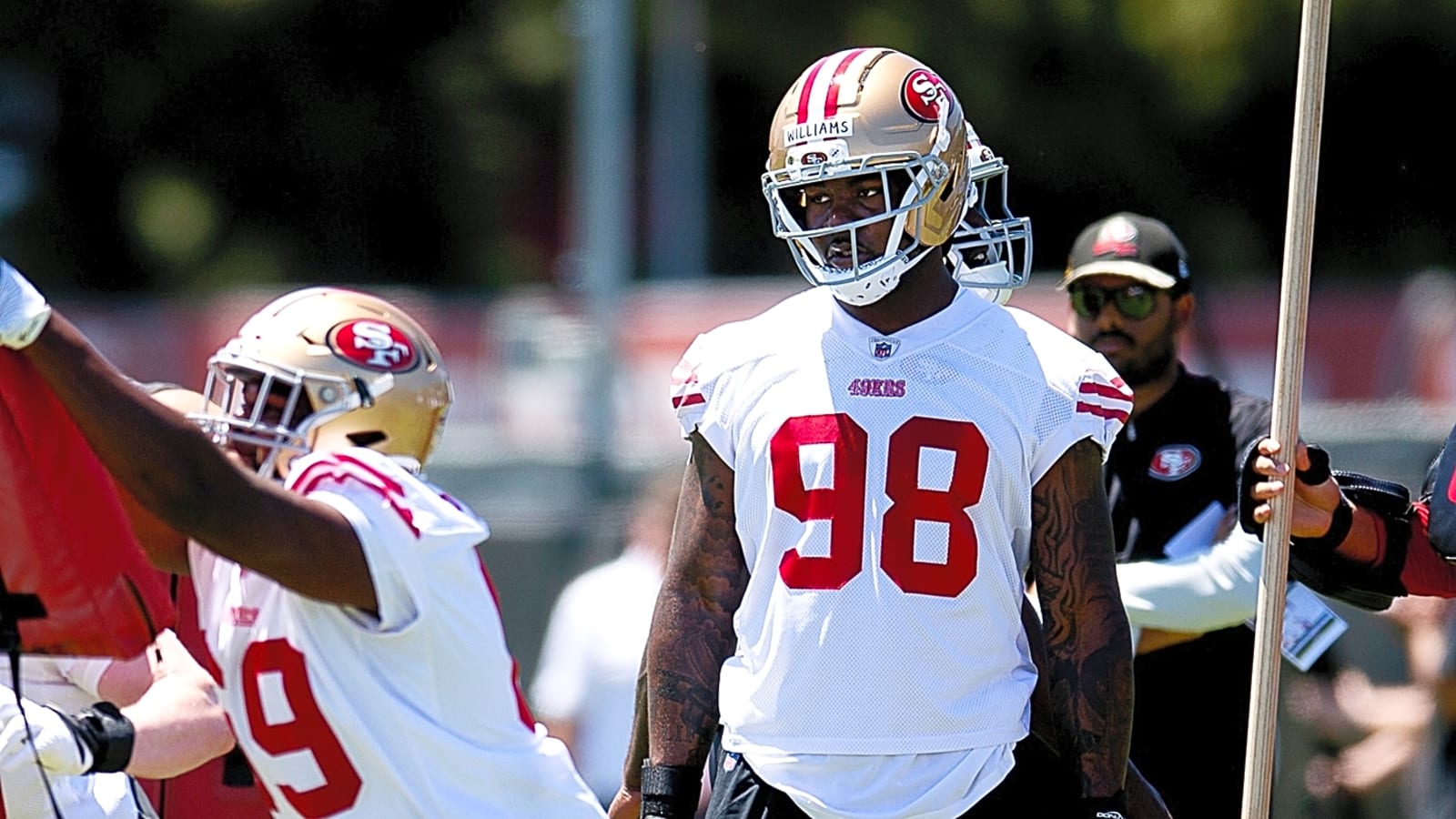 49ers' Mykel Williams shows encouraging progress at rookie minicamp