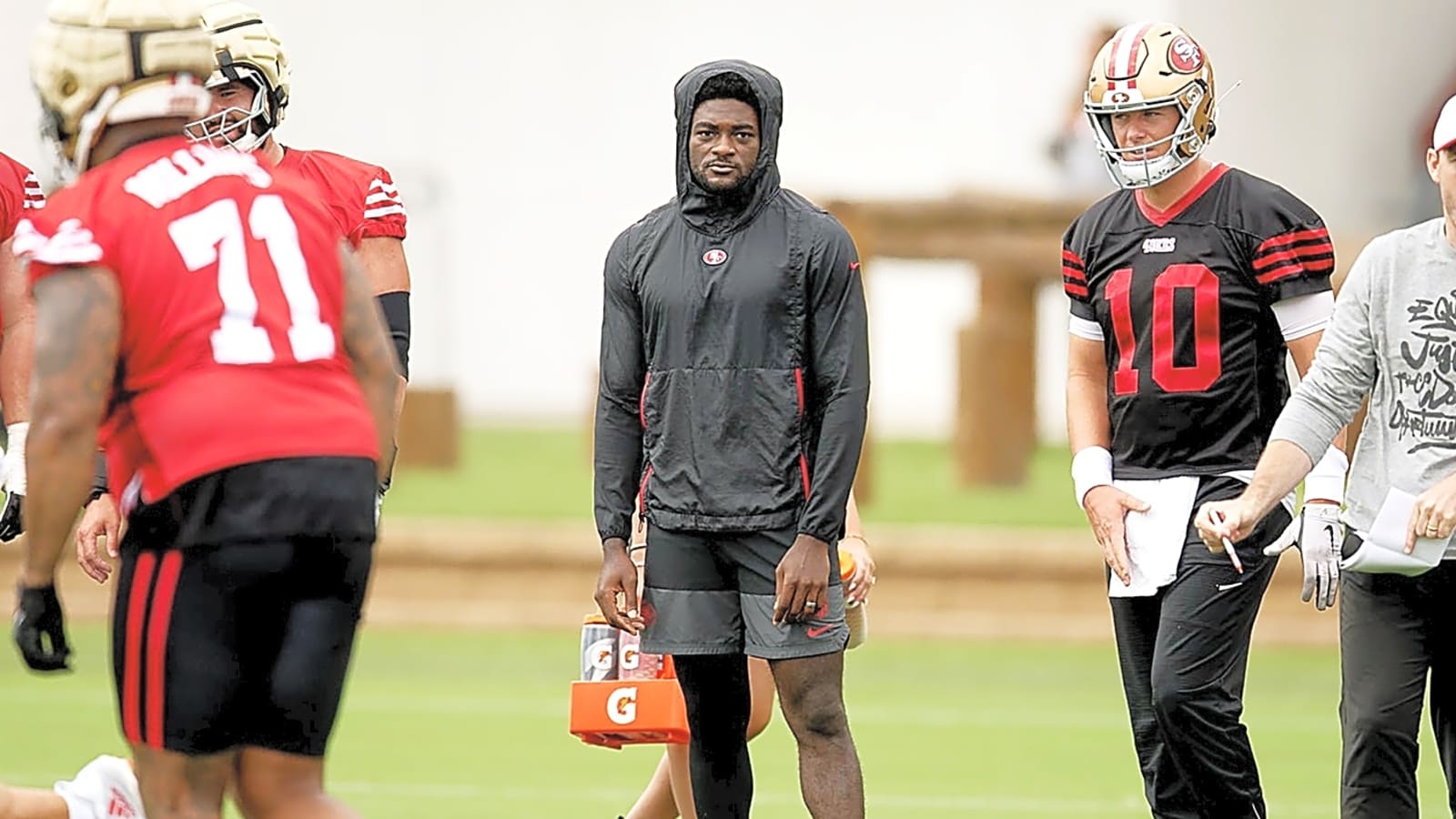 49ers&#39; Brock Purdy on Brandon Aiyuk: &#39;He looks great, physically&#39;