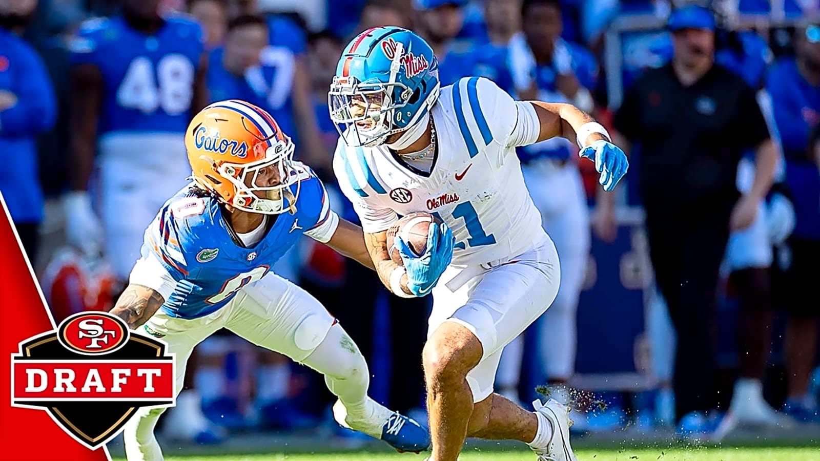 49ers select Mississippi WR Jordan Watkins in 4th round of 2025 NFL Draft