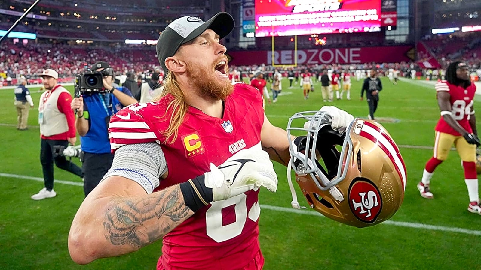 49ers&#39; George Kittle singing with Taylor Swift at TEU goes viral