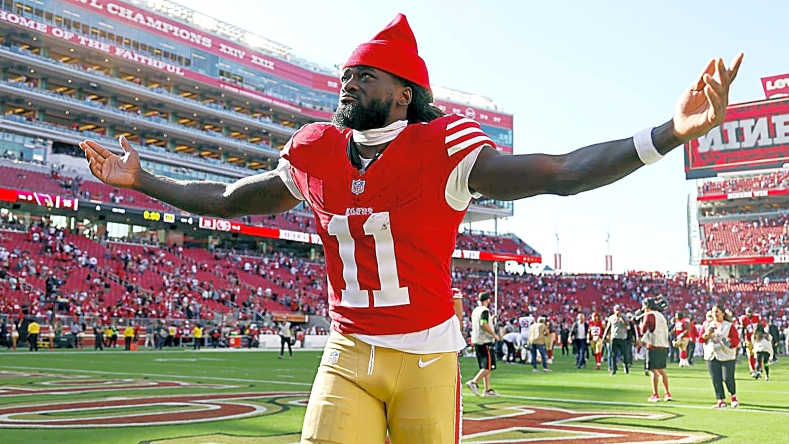 49ers&#39; Brandon Aiyuk got married over the weekend