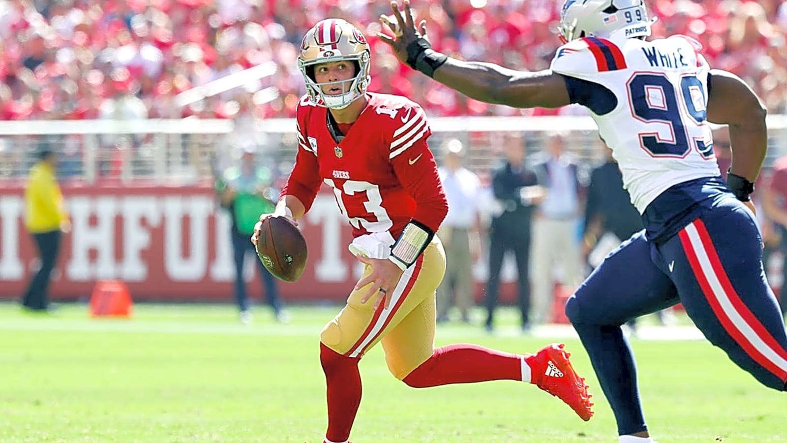 PFF identifies 49ers QB Brock Purdy&#39;s Kryptonite