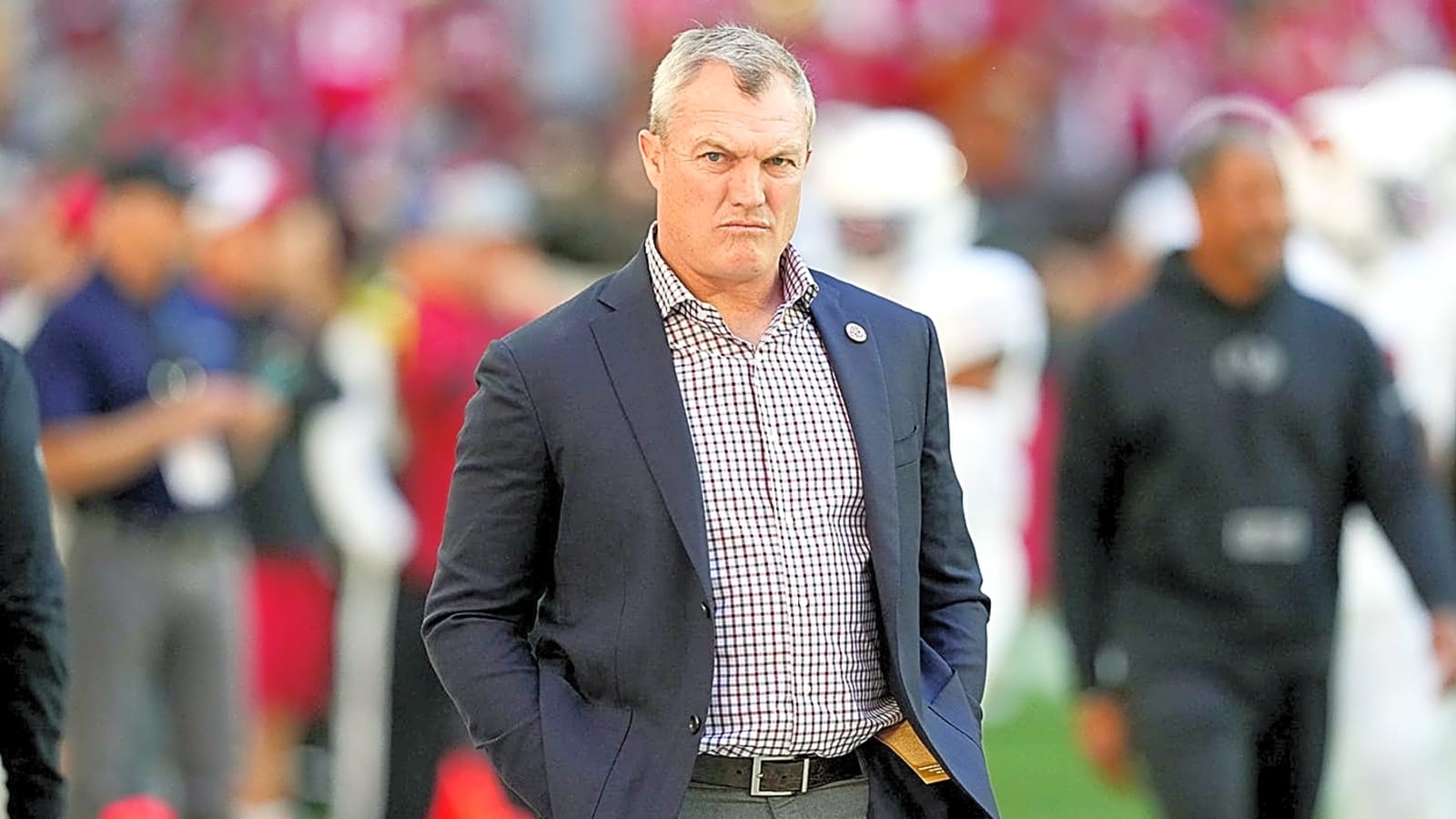 John Lynch has blunt response when questioned about 49ers' draft board