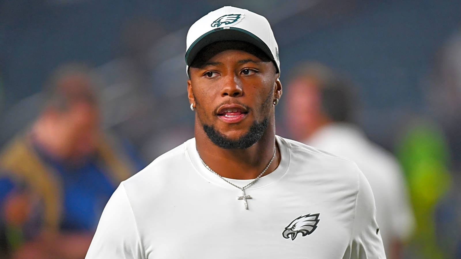 Who does Eagles' Saquon Barkley think is NFL's most talented RB?