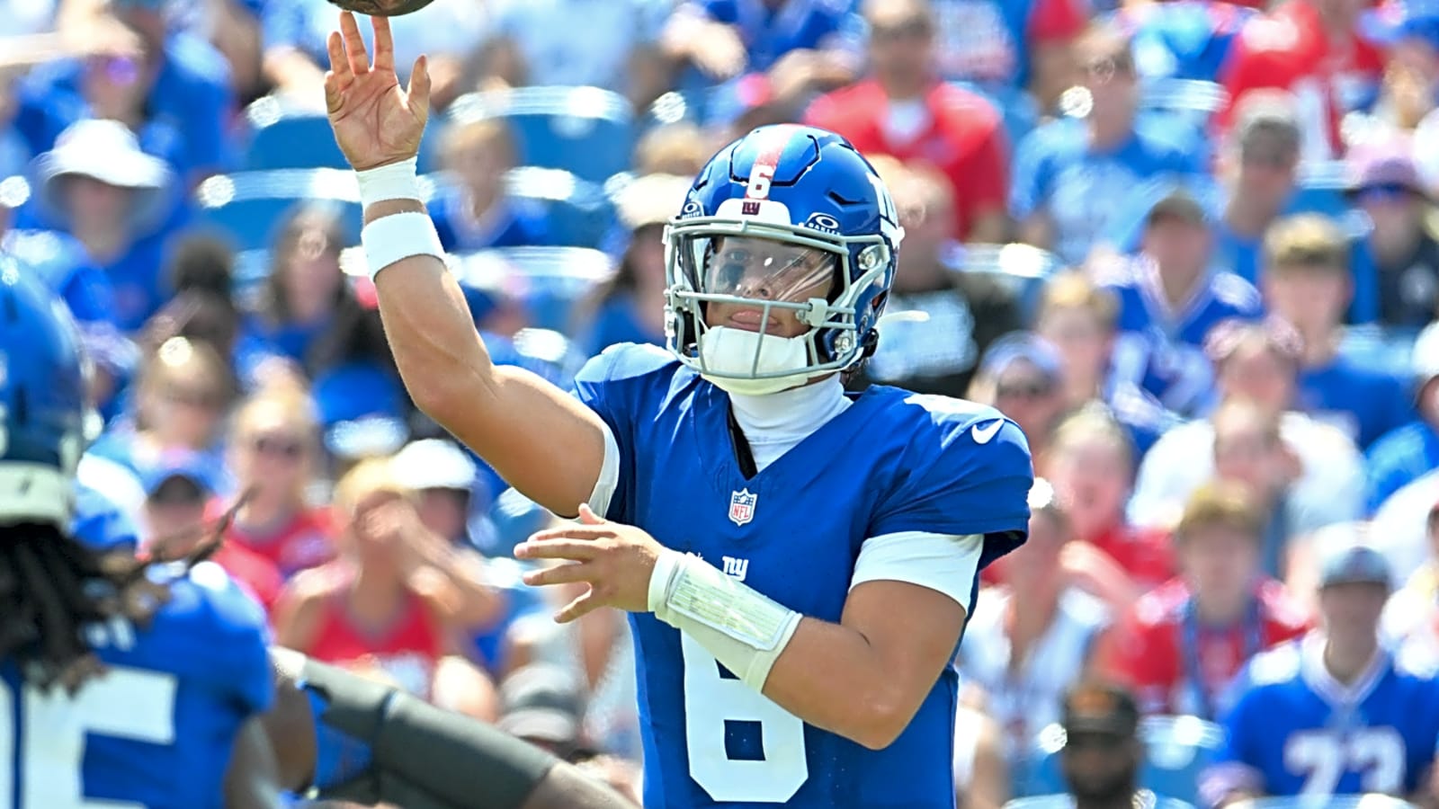 Jaxson Dart closed gap on Russell Wilson with effective debut