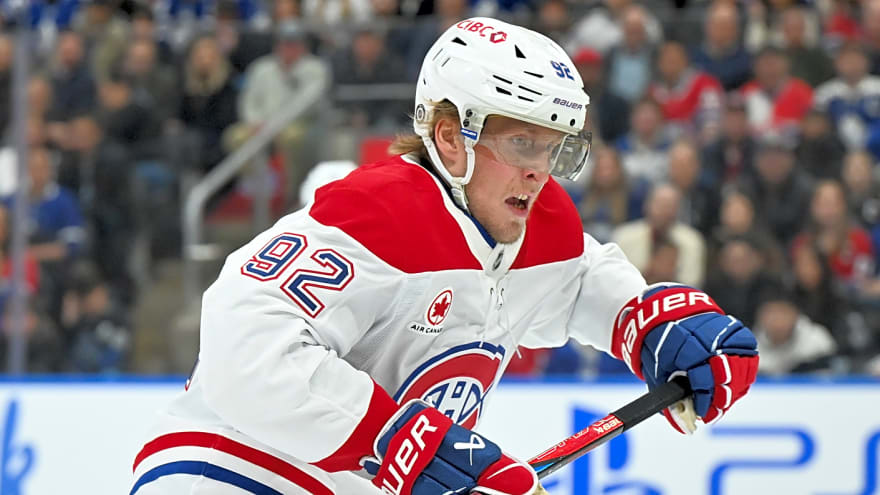'I’d try a line with Patrik Laine, Nick Suzuki and Juraj Slafkovský'