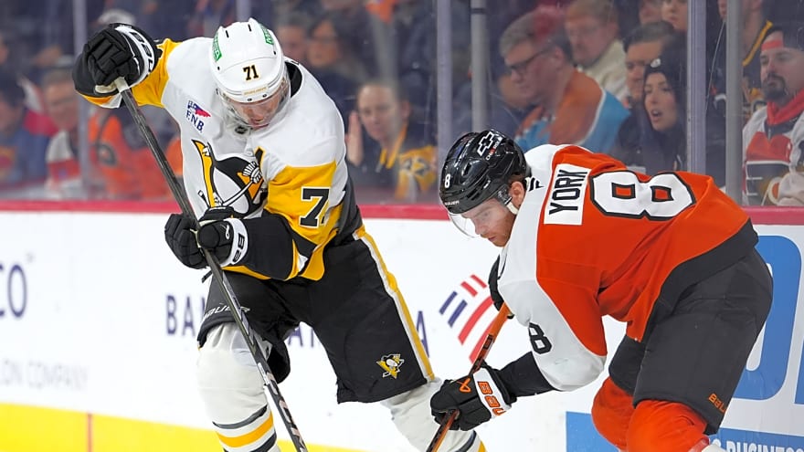 Penguins-Flyers rivalry still going strong as OT ends in mayhem