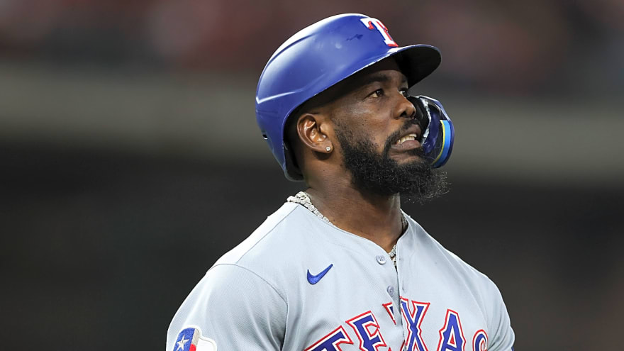 Three potential landing spots for Rangers OF Adolis García