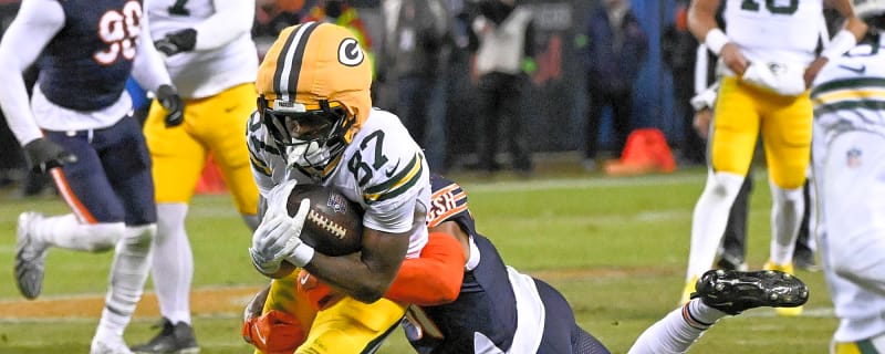 Romeo Doubs doesn’t hold back on his opinions of Mike Vrabel and the A.J. Brown-Patriots trade talk